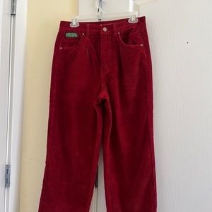 Empyre red corduroy pants men’s size M